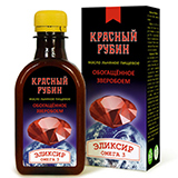 Масло льняное "Красный рубин" Компас здоровья | интернет-магазин натуральных товаров 4fresh.ru - фото 1