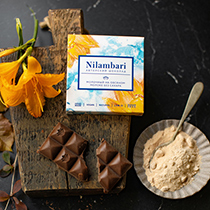 Шоколад молочный на овсяном молоке, без сахара Nilambari | интернет-магазин натуральных товаров 4fresh.ru - фото 4