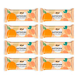 Батончик фруктовый "Апельсин-Абрикос", 8 шт 4fresh FOOD | интернет-магазин натуральных товаров 4fresh.ru - фото 1