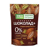 Какао-напиток "Горячий шоколад плюс", растворимый Экологика | интернет-магазин натуральных товаров 4fresh.ru - фото 1