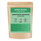 Спирулина молотая / Spirulina powder (Спирулина, молотая) Ufeelgood | интернет-магазин натуральных товаров 4fresh.ru - фото 1
